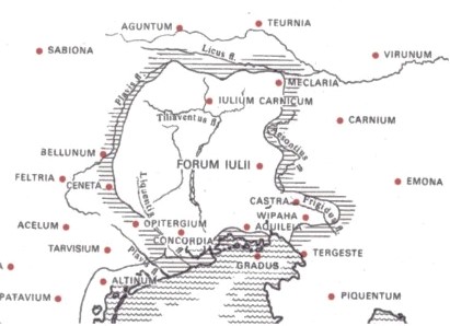 Herzogtum Friaul Abzug Awaren